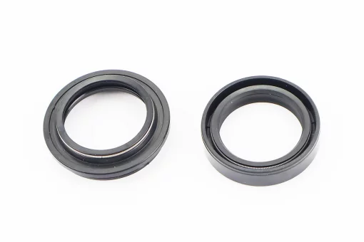 Loncin LX250GS-2A Сальник передних амортизаторов 35x47x10 + сальник-пыльник 35x47,3x14 + скоба, к-кт, FIX-998518