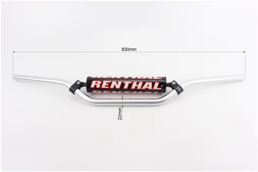 Руль d22мм L805мм с буфером, серебряный, FIX-207629