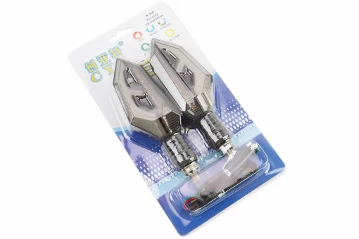 Поворот диодный на гибкой ножке + стоп сигнал/габарит LED СТРЕЛА тип 1"секвентальный", 2шт, FIX-354206