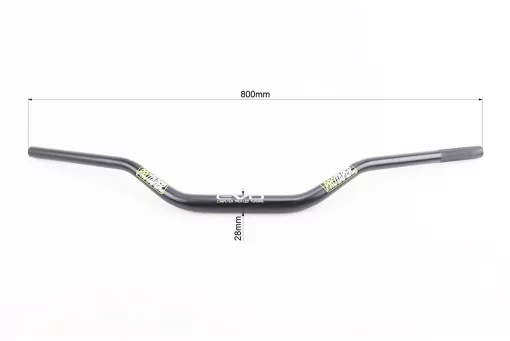 Руль d28мм L800мм, черный, FIX-207716