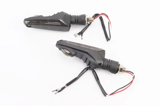 Поворот диодный на гибкой ножке + габарит белый LED ЛОДОЧКА тип 2"секвентальный", 2шт, FIX-354216