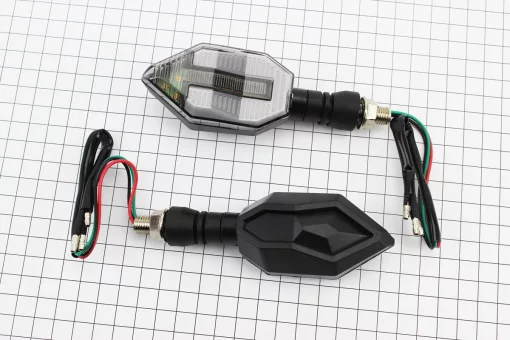 Поворот диодный на гибкой ножке + стоп сигнал/габарит LED СТРЕЛА тип 3"секвентальный", 2шт, FIX-354218