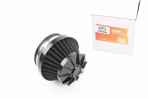 Фильтр воздушный нулевой 35/50мм прямой "конус" черный (малый), FIX-354370