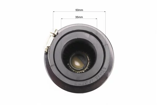 Фильтр воздушный нулевой 35/50мм прямой "конус" черный (малый), FIX-354370