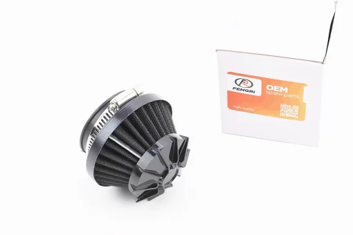 Фильтр воздушный нулевой 45мм прямой "конус" черный (малый), FIX-354373