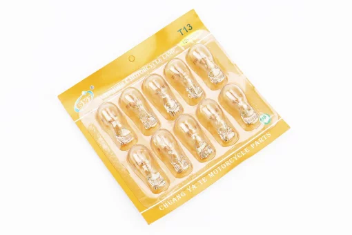 Лампа поворота (белая без цоколя) 12V/10W Т13 к-кт - 10шт, FIX-354497