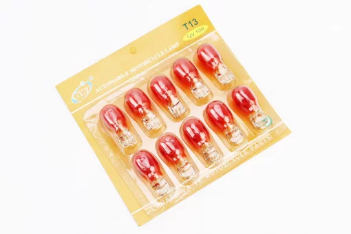 Лампа поворота (оранжевая без цоколя) 12V/10W Т13 - 10шт, FIX-354498