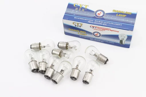 Лампа стопа (большая) 12V21/5W S25/BAY15Dк-кт 10шт, FIX-354503