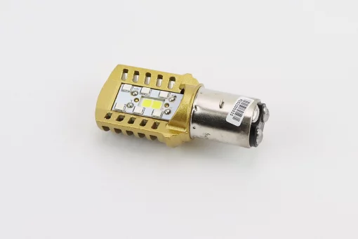 Лампа фары диодная BA20D - LED-2 (желтая), FIX-354513