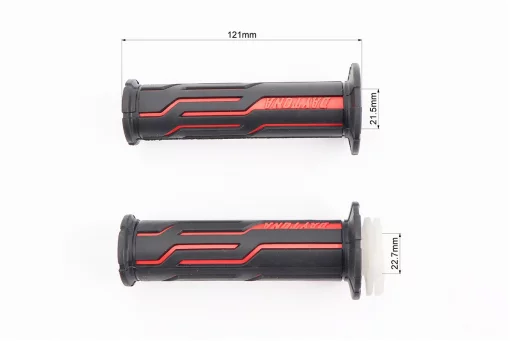 Рукоятка керма лів./пр. к-кт, чорно-червоні, FIX-210840