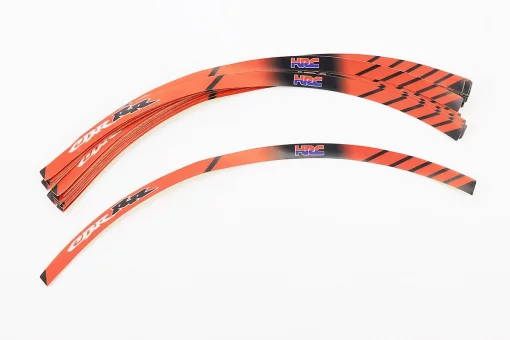 Наклейка світловідбиваюча на 2 диска колеса 12 "к-кт ЧЕРВОНО/ЧОРНИЙ, FIX-211037