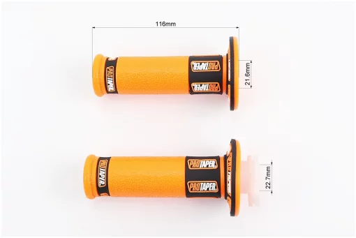 Рукоятка керма лів./пр. к-кт із вставкою, помаранчеві, FIX-211041