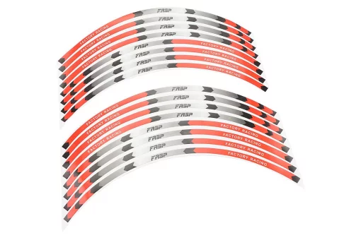 Наклейка світловідбиваюча на 2 диска колеса 18 "к-кт РІЗНОКОЛЬОРОВІ, FIX-211105