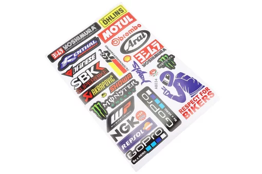 Наклейки набор 24шт "multi-brand" A8034 (20х30см), FIX-211111