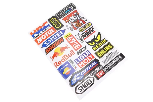 Наклейки набір 21шт "multi-brand" A8036 (20х30см), FIX-211114