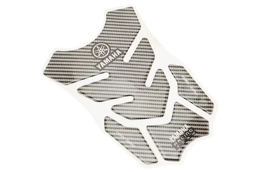 Наклейка захисна на бак паливний "YAMAHA", чорний карбон, FIX-211127