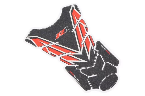 Наклейка захисна на паливний бак "RACING" червоно-чорний, FIX-211138