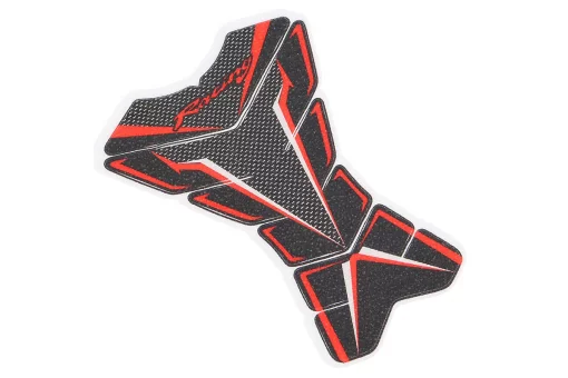 Наклейка защитная на бак топливный "RACING", красно-черный, FIX-211139