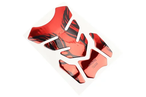 Наклейка защитная на бак топливный "RACING TEAM", красно-черный, FIX-211146