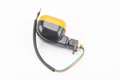 Поворот "КВАДРАТ" короткая ножка, оранжевое стекло, FIX-301101