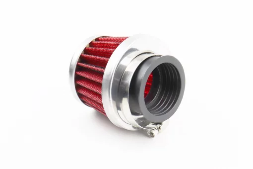 Фильтр воздушный нулевой 35мм прямой "конус" красный (малый), FIX-301432