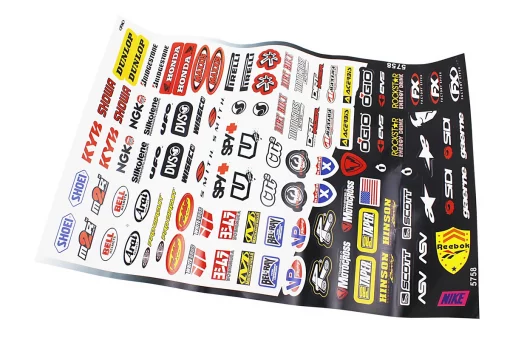 Наклейки набор 106шт "MOTORSPORТ" 5758 (33х48см), FIX-502261