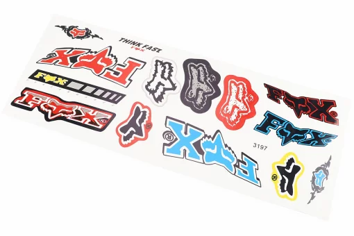 Наклейки набор 14шт "FOX" 3197 (41х15,5см), FIX-502349