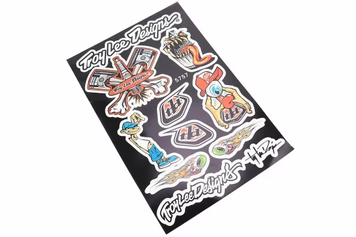 Наклейки набор 10шт "TROY LEE DESIGNS" 5757 (33х22,5см), FIX-502352