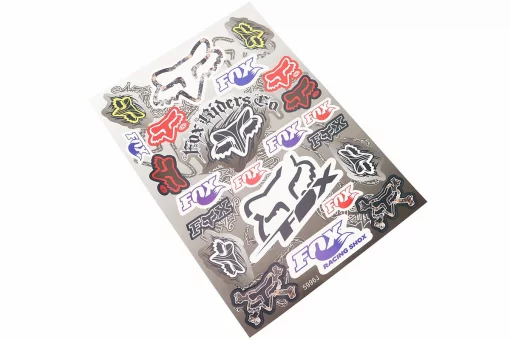 Наклейки набор 23шт "FOX" 5996J (31,5х22,5см), FIX-502353