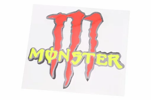 Наклейка "MONSTER" (12х11см), FIX-502369