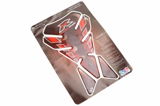 Наклейка защитная на бак топливный "RACING", красно-черный NG-020, FIX-502484