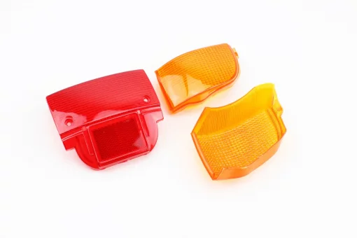 Yamaha JOG APRIO "стекло"- стопа, красное + поворотов, желтые к-кт 3шт, FIX-329234