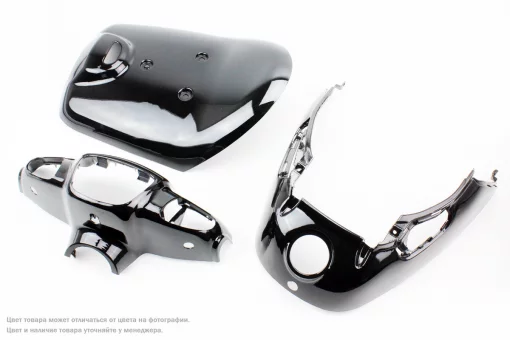 Yamaha JOG APRIO пластик - к-кт крашеные 3 деталей, ЧЕРНЫЙ тип 1, FIX-329309