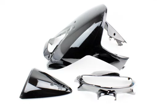 Honda DIO AF-62 пластик - к-кт крашеные 7 деталей, ЧЕРНЫЙ, FIX-329310