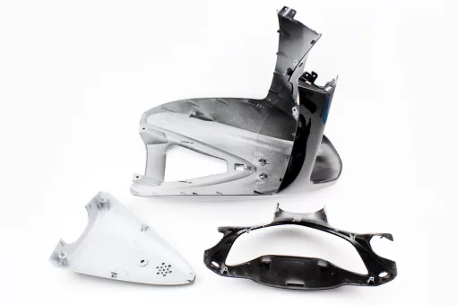 Honda DIO AF-62 пластик - к-кт крашеные 7 деталей, ЧЕРНЫЙ, FIX-329310