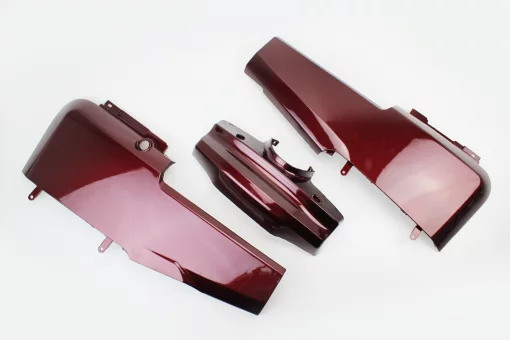 Yamaha GEAR OLD пластик - к-кт крашеные 5 деталей, КРАСНЫЙ, FIX-329757