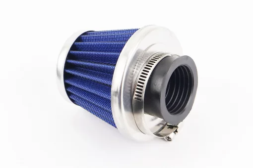 Фильтр воздушный нулевой 32мм прямой "конус" синий (большой), FIX-998206