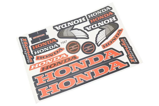 Наклейки набор 17шт "HONDA" 7067 (27х18см), FIX-998210