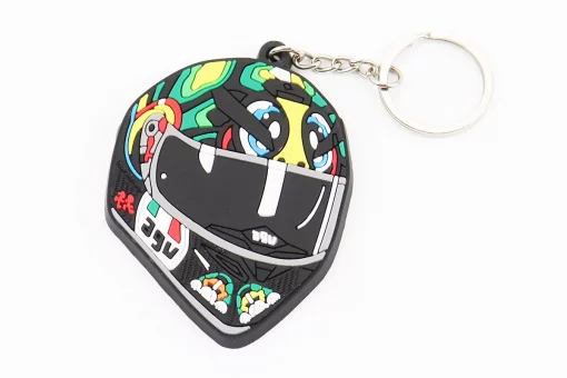 Брелок шлем "AGV", резиновый 60х50мм, FIX-998219