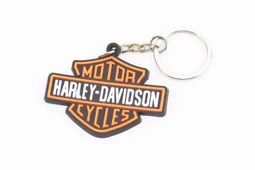 Брелок "HARLEY-DAVIDSON", резиновый 51х35мм, FIX-998226