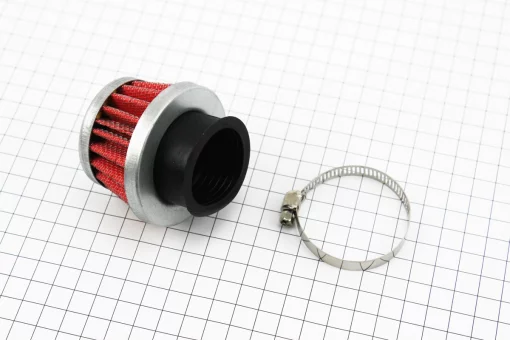 Фильтр воздушный нулевой 38мм прямой "конус", низкий, FIX-337550