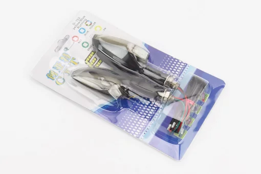 Поворот диодный на гибкой ножке + стоп сигнал/габарит LED ЛОДОЧКА, 2шт, FIX-337629