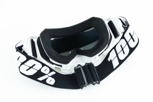 Кросові окуляри/ендуро/АТV зі змінним склом+набір для догляду, білі (дзеркальне скло), NEW, ШОЛОМИ, YQ-360135