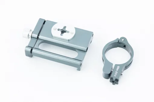 Держатель телефона на руль алюминиевый, ширина 50-100мм регулируемая, серый G-85, ВЕЛОАКСЕСУАРИ, YQ-409599