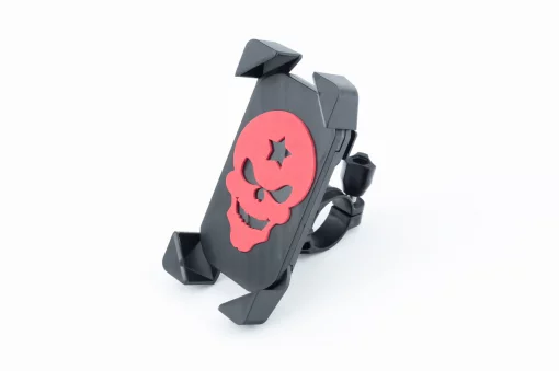 Тримач телефону на кермо з червоним малюнком (мінім. розмір телефону 60x124мм, макс. розмір 80x160мм), РІЗНЕ, YQ-337618