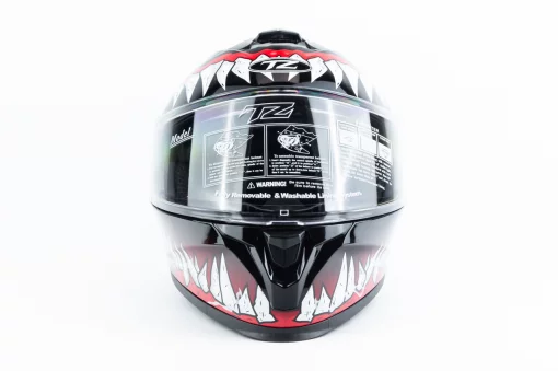 Шолом інтеграл (стандарт DOT) висувні окуляри TZ-333 L, чорний з малюнком, ШОЛОМИ, YQ-360636