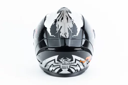 Шолом інтеграл (стандарт DOT) висувні окуляри TZ-333 L, чорний з малюнком, ШОЛОМИ, YQ-360636