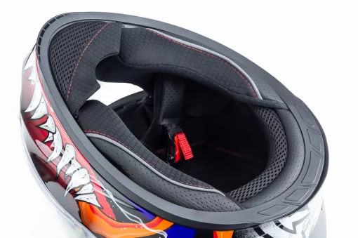 Шолом інтеграл (стандарт DOT) висувні окуляри TZ-333 L, чорний з малюнком, ШОЛОМИ, YQ-360636