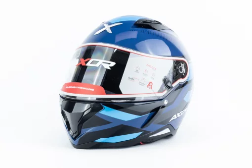 Шолом інтеграл (стандарт DOT/ECE) HUNTER CORNET L (59-60см), синьо-чорний, ШОЛОМИ, YQ-360613