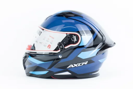 Шолом інтеграл (стандарт DOT/ECE) HUNTER CORNET L (59-60см), синьо-чорний, ШОЛОМИ, YQ-360613